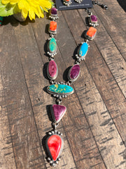 Multi Color Lariat Set