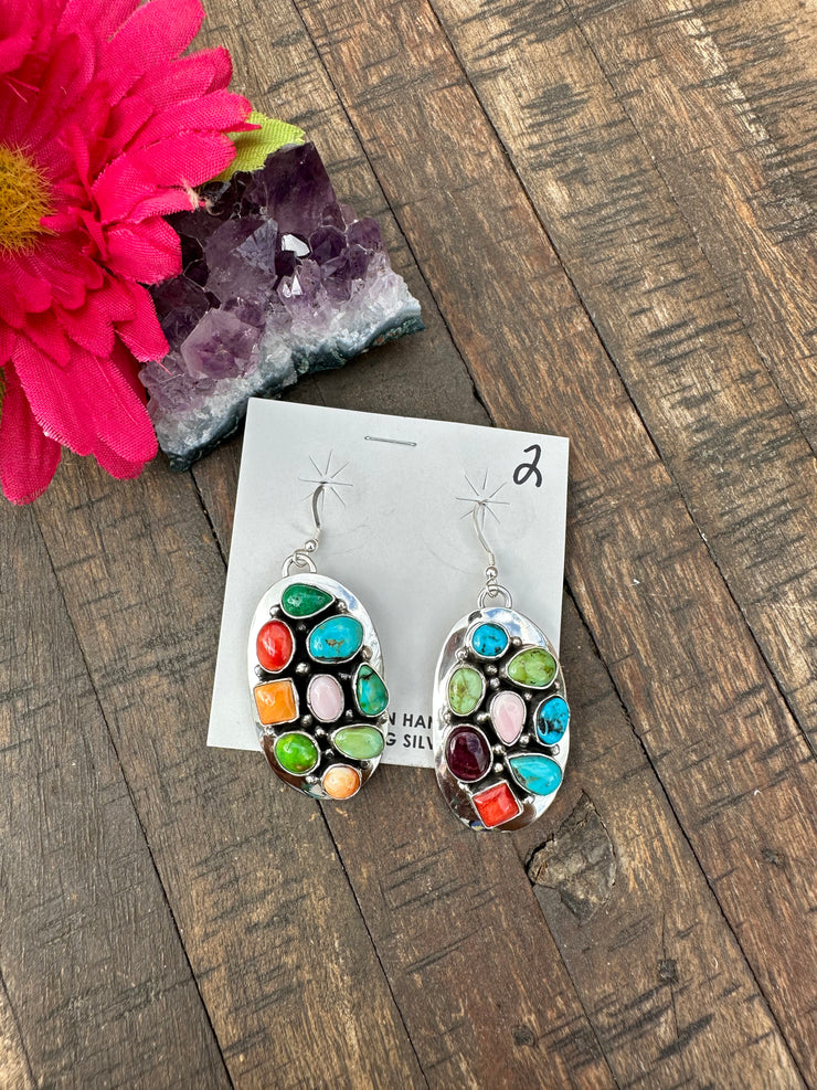 Multi Color Earrings #2