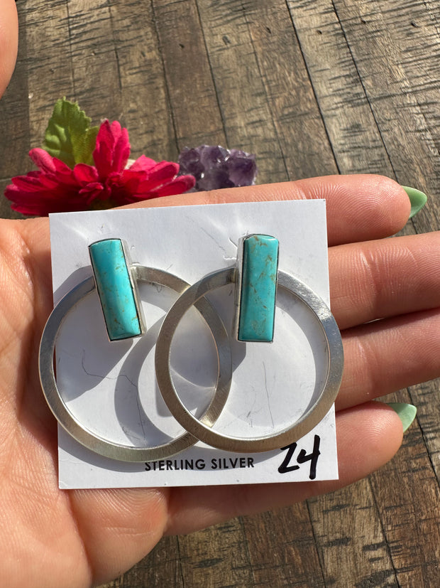 Kingman Bar Hoop Earring #24