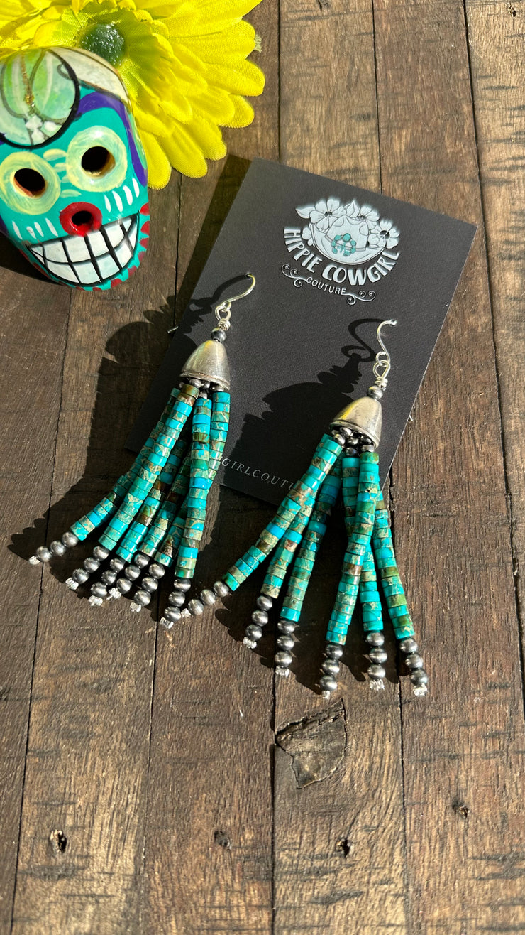 Kingman Tassel Earrings