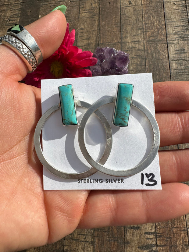 Kingman Bar Hoop Earring #13