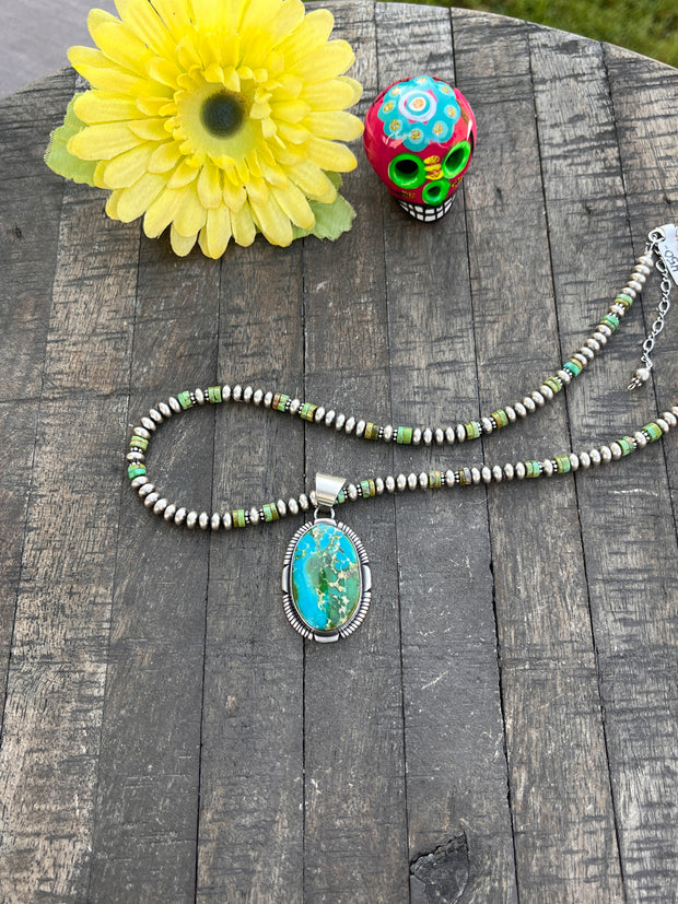 Sonoran Pendant and Pearl Necklace #1-2