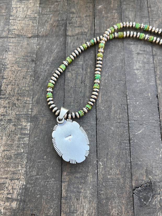 Sonoran Pendant and Pearl Necklace #1-2