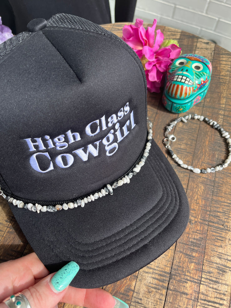 White Buffalo Hat Chain