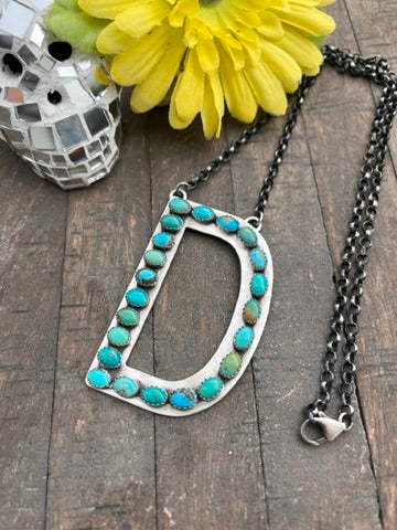 Custom Letter D Necklace