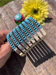 Zuni 8 Row Cuff