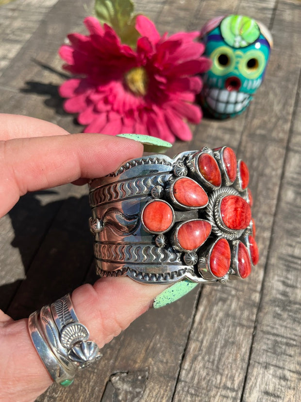 Red Spiny Cluster Cuff