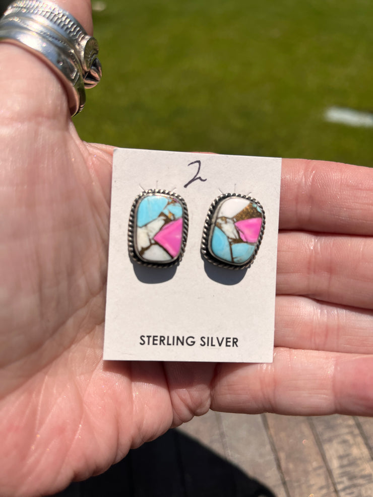 Cotton Candy Kingman Studs 1-6