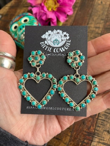 Kingman Heart Earrings