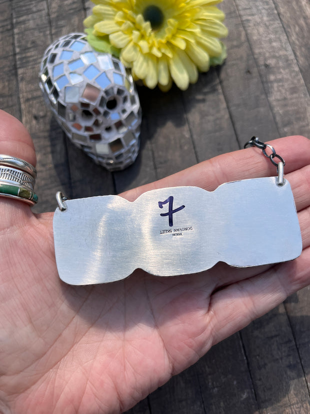 3 Stone Square Necklace #1-9