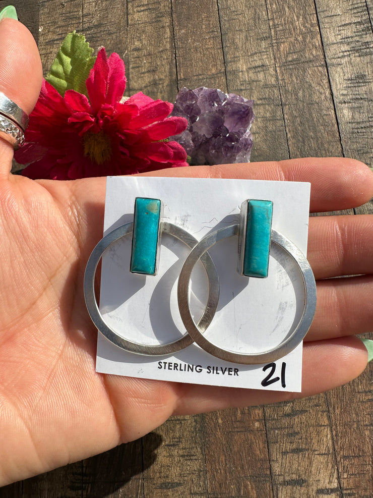 Kingman Bar Hoop Earring #21