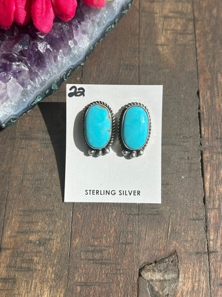 Kingman Stud Muffin Earrings #22