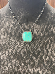 Kingman Square Necklace