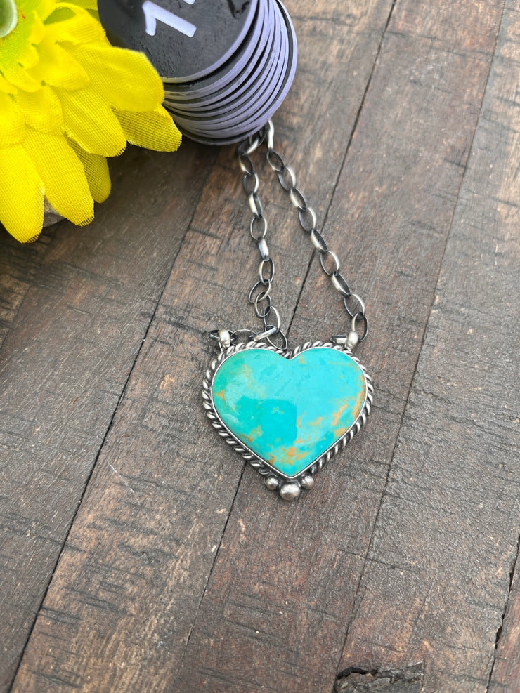 Kingman Heart Necklace 13-25