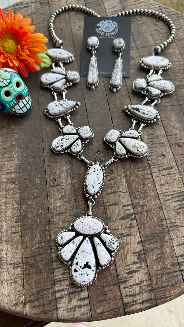 White Buffalo Necklace Set