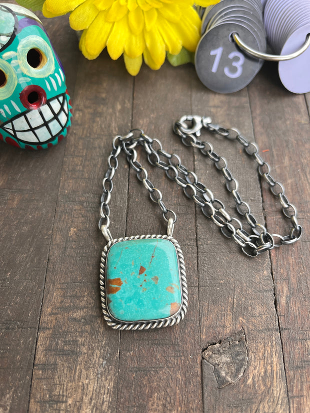 Kingman Square Necklace