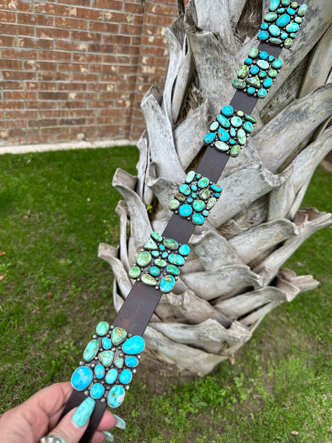 Sonoran Gold Turquoise Belt – Hippie Cowgirl Couture display picture 3