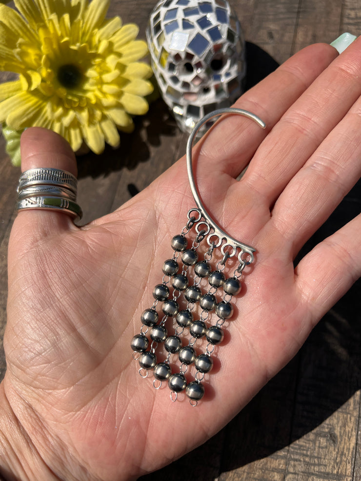 Sterling Pearl Ear Crawler
