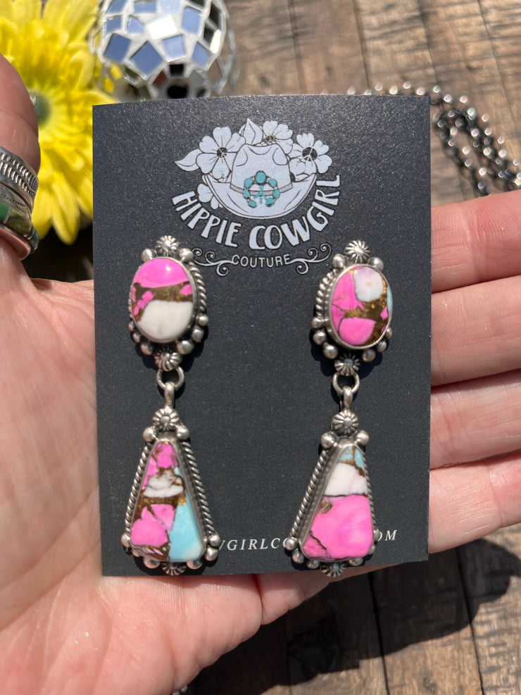 Cotton Candy Kingman Lariat Set