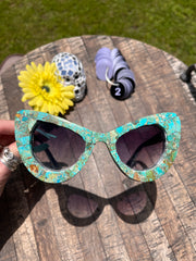 Handmade Kingman Inlay Sunglasses #2