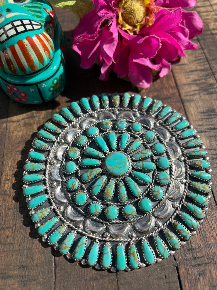 Large Kingman Turquoise Pin/Pendant