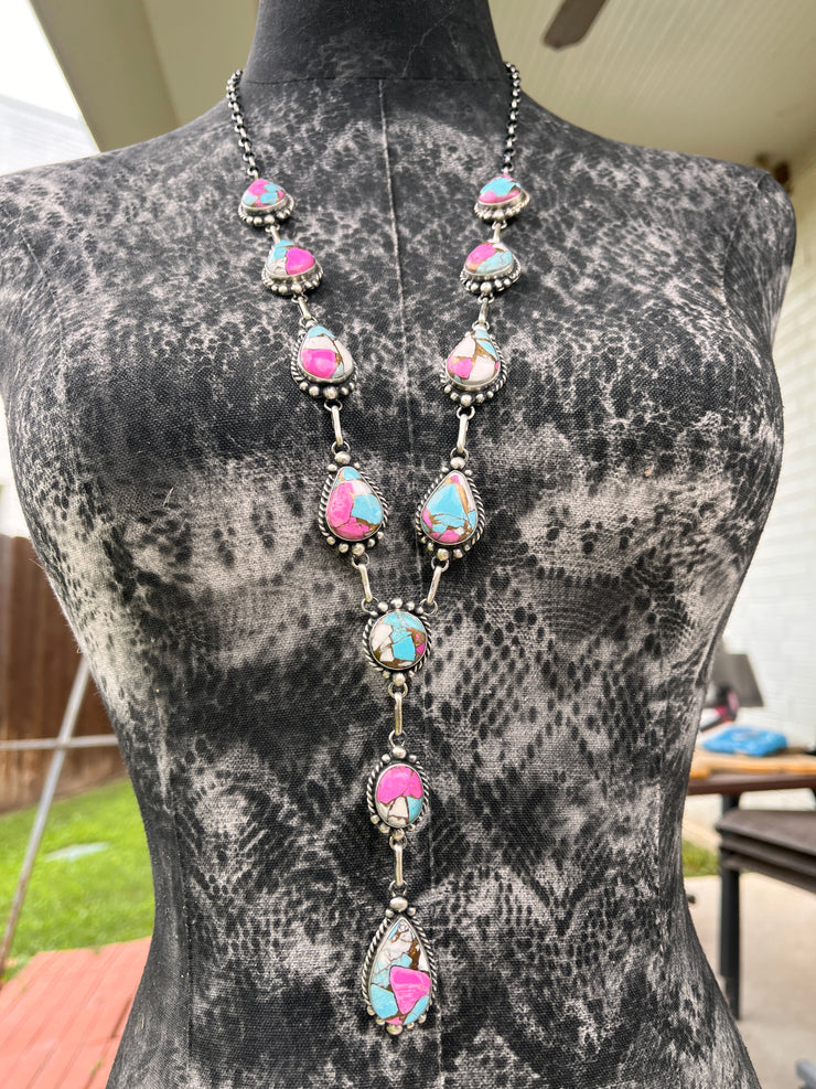 Cotton Candy Lariat