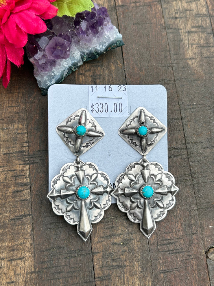 Kingman Concho Earrings