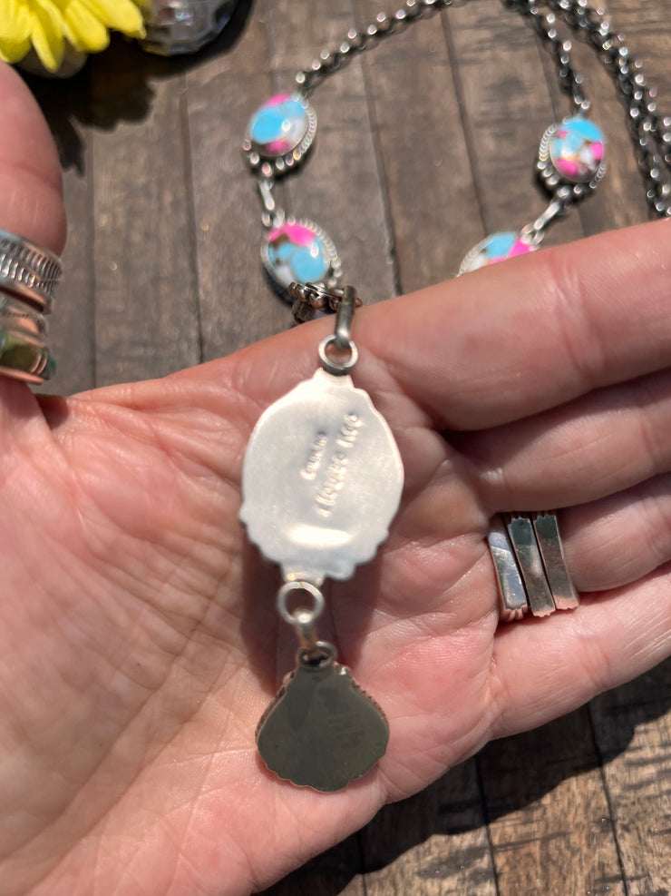 Cotton Candy Kingman Lariat Set
