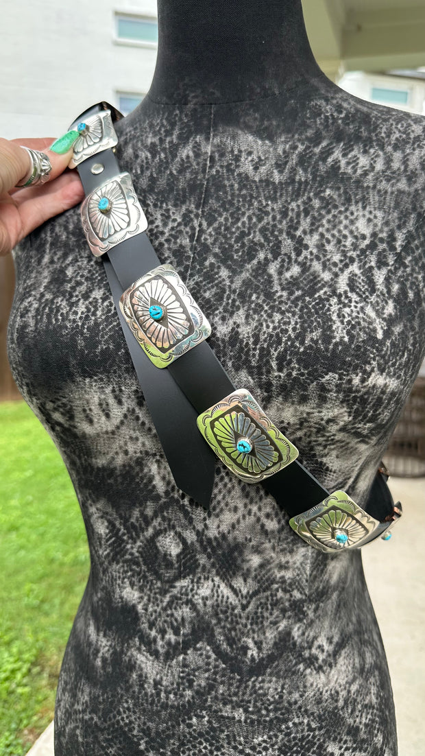 Rectangle Concho Belt