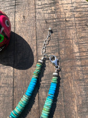 Kingman Disc Bead Necklace