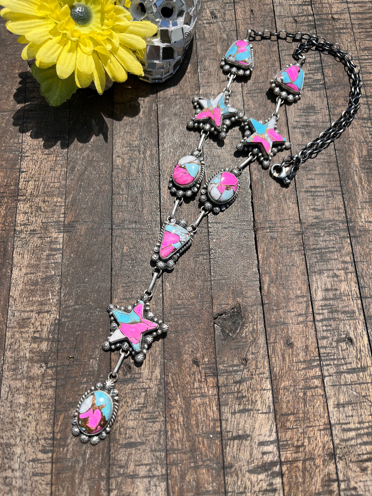 Cotton Candy Kingman Lariat