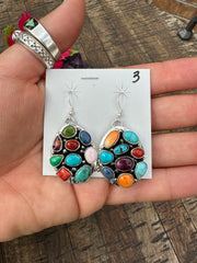 Multi Color Earrings #3