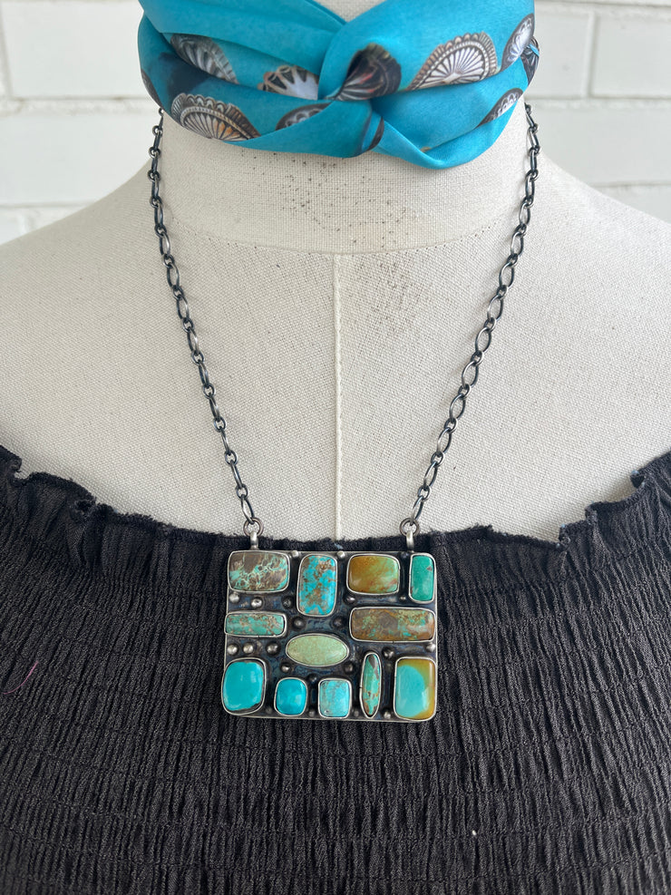 Freeform Kingman Necklace #2