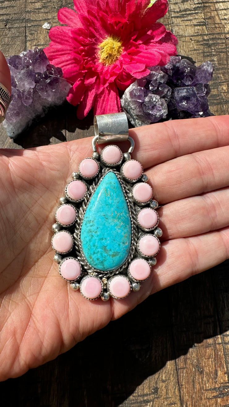 Kingman and "Cotton Candy" Pendant