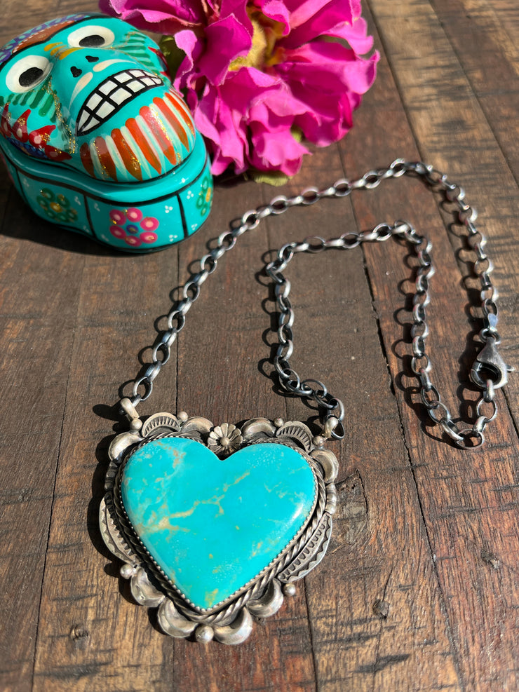 Kingman Heart Necklace #6