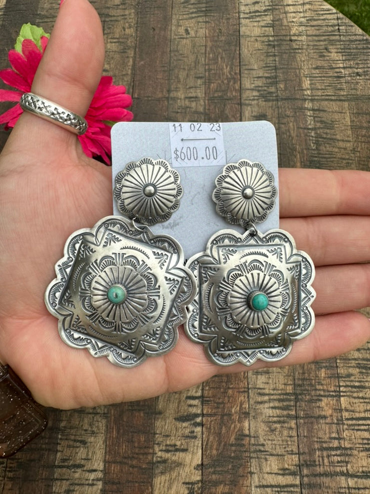 Concho Earrings- A