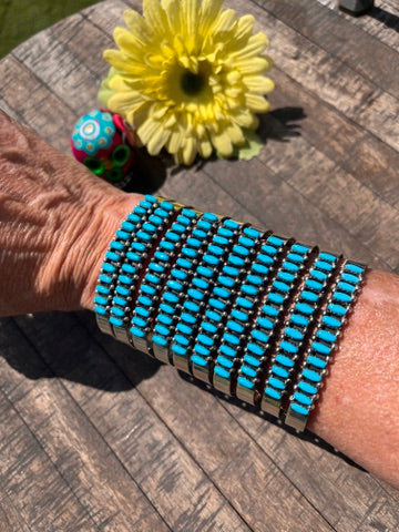 Zuni 10 Row Cuff