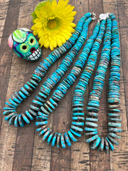 Kingman Disc Bead Necklace