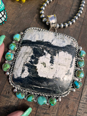 White Buffalo and Sonoran Pendant