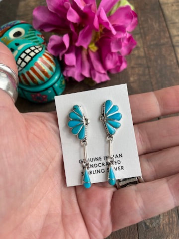 The "JJ" Blue Earrings