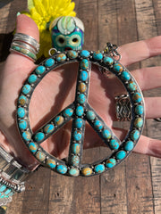 The HCC Kingman Peace Sign Necklace C