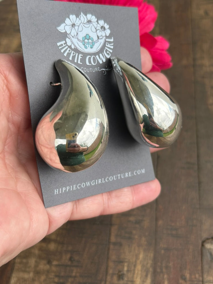 Sterling Silver "Balloon" Earrings