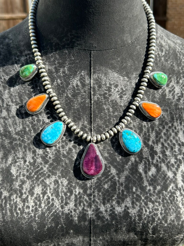 Multicolor Necklace Set