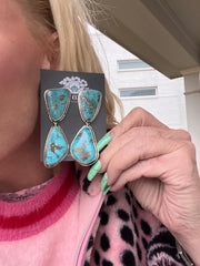 Clip On 2 Stone Morenci Earrings