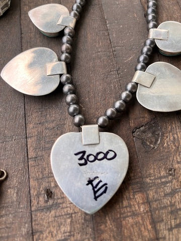 Kingman Heart Necklace- E