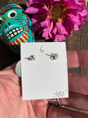 3 Stone Sonoran Gold Earrings #6