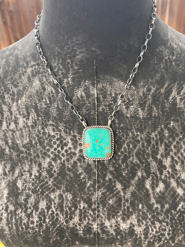 Kingman Square Necklace