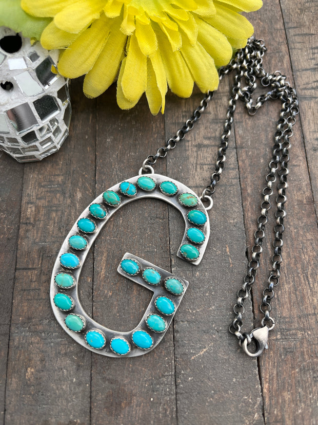 Custom Letter G Necklace