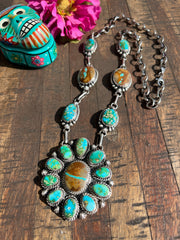 Sonoran and Ribbon Turquoise Necklace