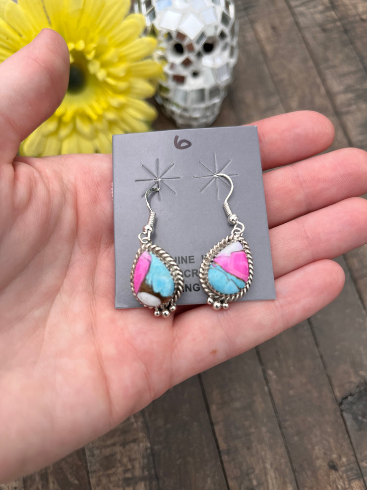 Cotton Candy Kingman Earrings 1-6